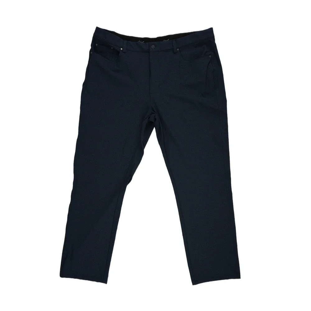 Greg Norman Shark Golf Pants Men's‎ Size 38x30 Navy Blue Stretch Performance